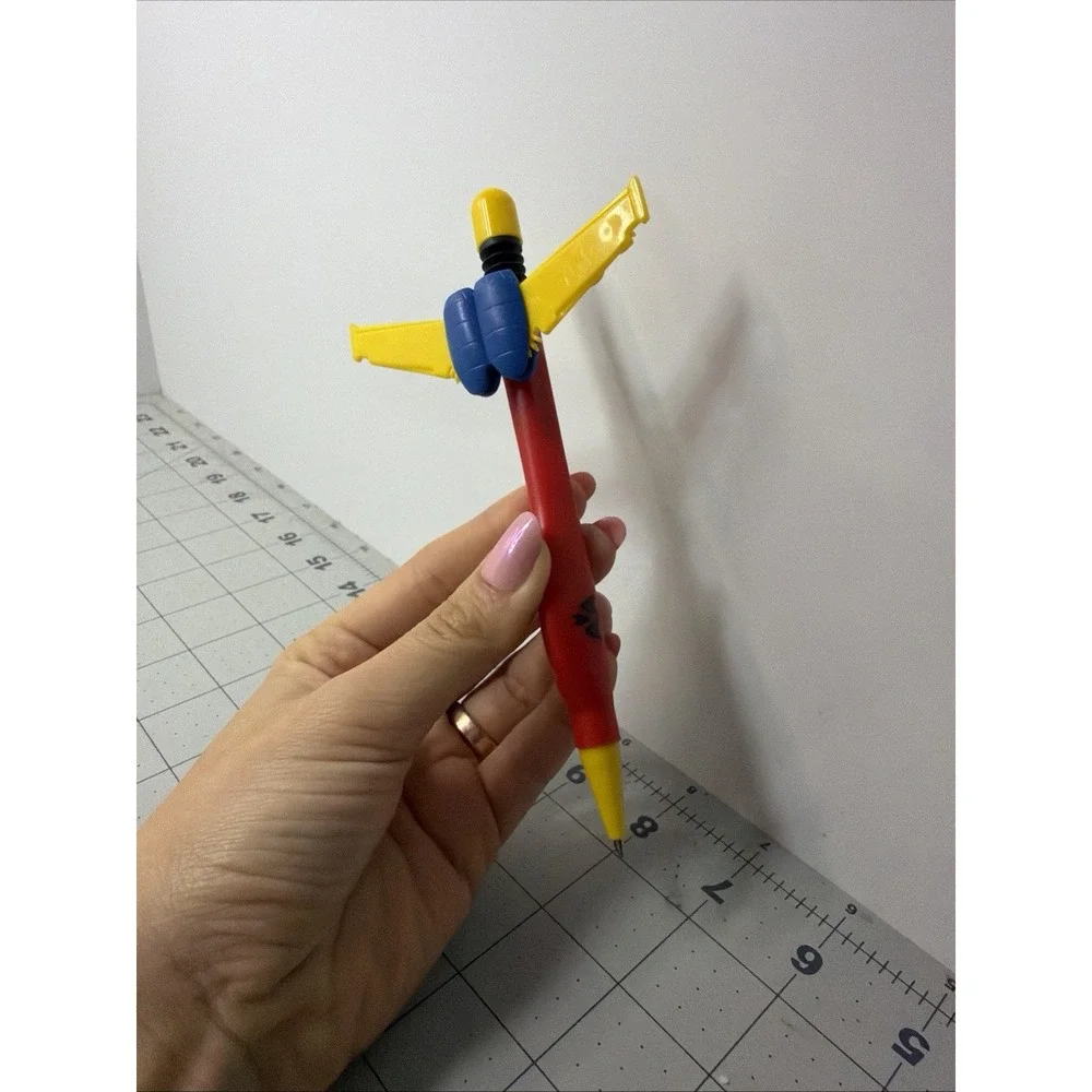 Vintage AA American Airlines Plane Shaped Pen Foldable Wings Aviation Souvenir
